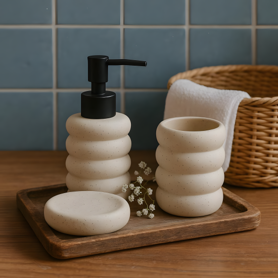 Ceramic Bathroom Set 3 Pcs